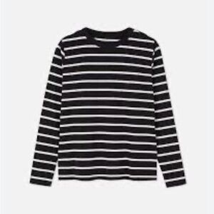 Primark black & white striped top.